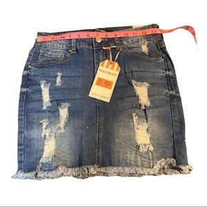 💕Wax Jeans a-line Denim Skort skirt💕